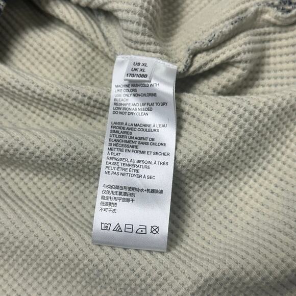 Anthropologie Pilcro Multicolor Womens XL Aztec V-Neck Thermal Sweater Geometric - Picture 8 of 11